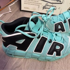 Nike Air More Uptempo ‘96 - Aqua Blue. Gently used shoe, $299 shoe on StockX.